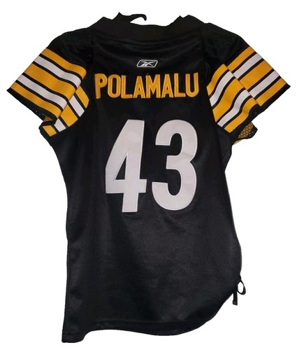 Mitchell & Ness Troy Polamalu #43 Pittsburgh Steelers NFL Jersey