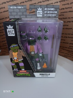 TMNT Ninja Turtles BST AXN Street Style Donatello 1 In 4 All Purple Chase Figure