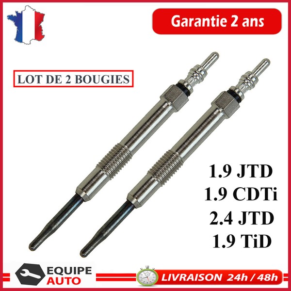 2 -Kerze VorwäRmung FüR Alfa Romeo 147 156 159 1,9 Jtd Kappa Lybra 166 2,4-image