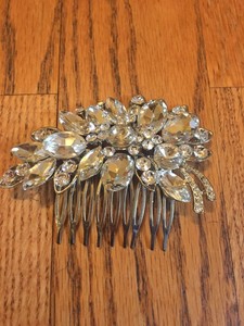 Wedding Hair Comb With Crystals 4617655203845 Ebay