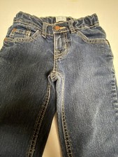 Est. 89 Place Girls Blue Jeans Size 6x-7 , Adjustable Waist, Zip