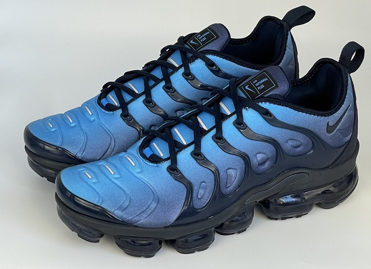 Nike Air VaporMax Plus Obsidian Photo Blue 924453-401 Men's Nike Air VaporMax Plus Obsidian Photo Blue 924453-401 Men's