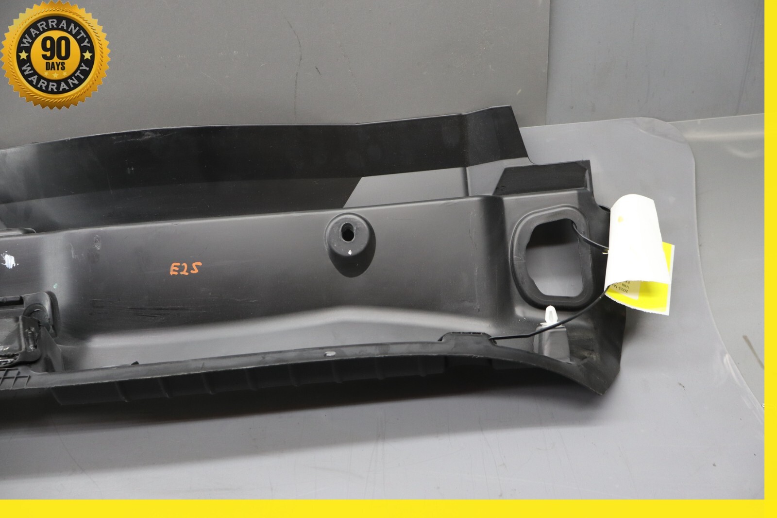 14-20 Maserati Ghibli Rear Trunk Loading Sill Plate Scuff Trim Panel Black Oem