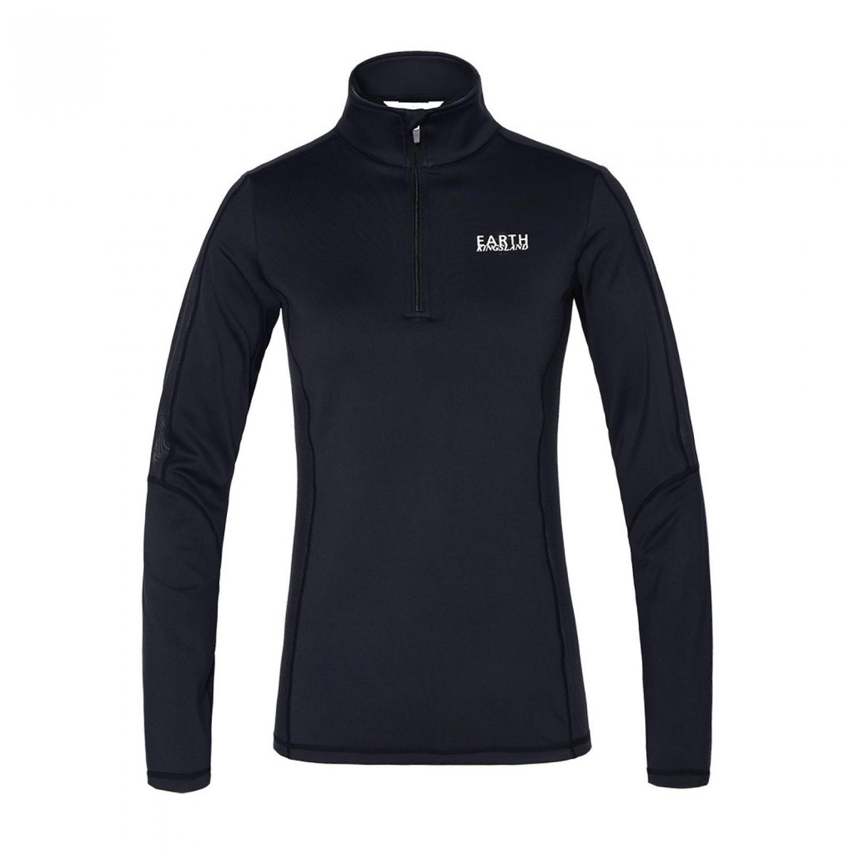 Kingsland moya Ladies Recycled Training Shirt W/ Half Zip black AW 21