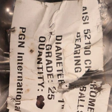 PGN International Ball Bearing Chrome Steel Grade 25 1" 52100