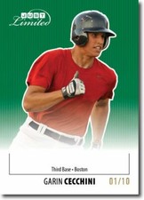 GARIN CECCHINI 2011 Just LIMITED Rookie Mint GREEN Parallel RC #/10
