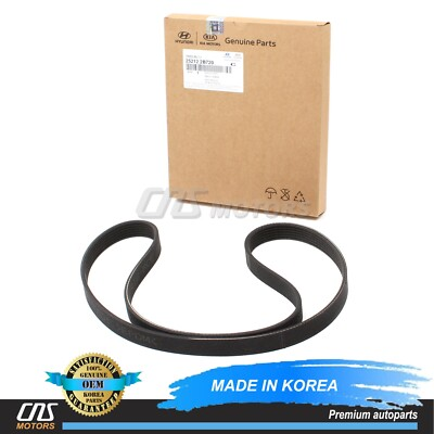 #ad GENUINE Serpentine Belt for 13 20 Elantra Sonata Tucson Veloster 1.6L 252122B720 $33.91