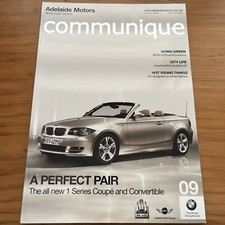 Adelaide BMW Communique Magazine Autumn 2008 Mini Clubman M3 1 & 3 Series