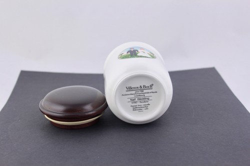 VILLEROY & BOCH NAIF WEDDING 3" STORAGE JAR & LID - NEW - Picture 4 of 5