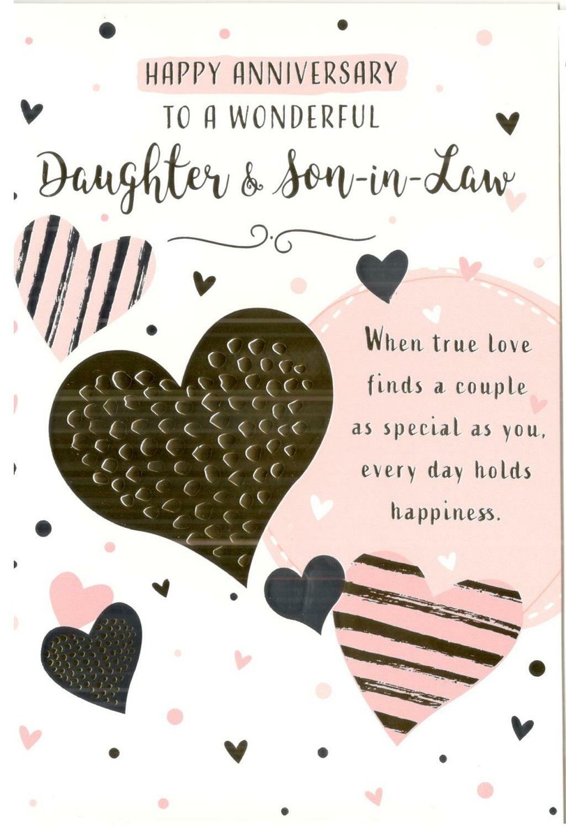 daughter-son-in-law-anniversary-card-various-designs-to-choose-from-multi-buy-ebay for Free Printable Anniversary Cards For Son And Daughter In Law Daughter& Son-in-Law Anniversary Card, Various Designs To Choose From Multi-Buy | eBay for Free Printable Anniversary Cards For Son And Daughter In Law