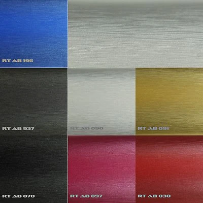 9,8€/m² Alu Brushed gebürstet Autofolie Luftkanal 3D Aluminium Folie 152cm breit - Bild 1 von 4