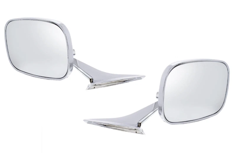 United Pacific Chrome Outside Mirror Set 1968-1977 Chevy and Pontiac Models