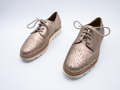 Sioux Damen Schnürschuh Halbschuh Freizeitschuh bronze Gr 38,5 EU Art 28586-45