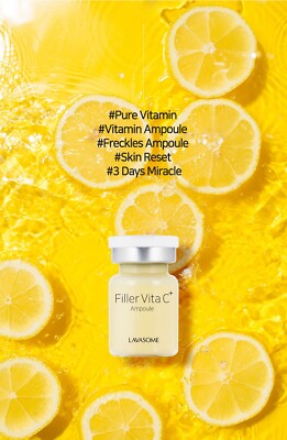 LAVASOME] Filler VITA-C+ Ampoule Pure Vita C 13.5% / 5g x 4ea EXP