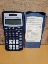 Texas Instruments TI-30X IIS Scientific Calculator Solar TESTED WORKS