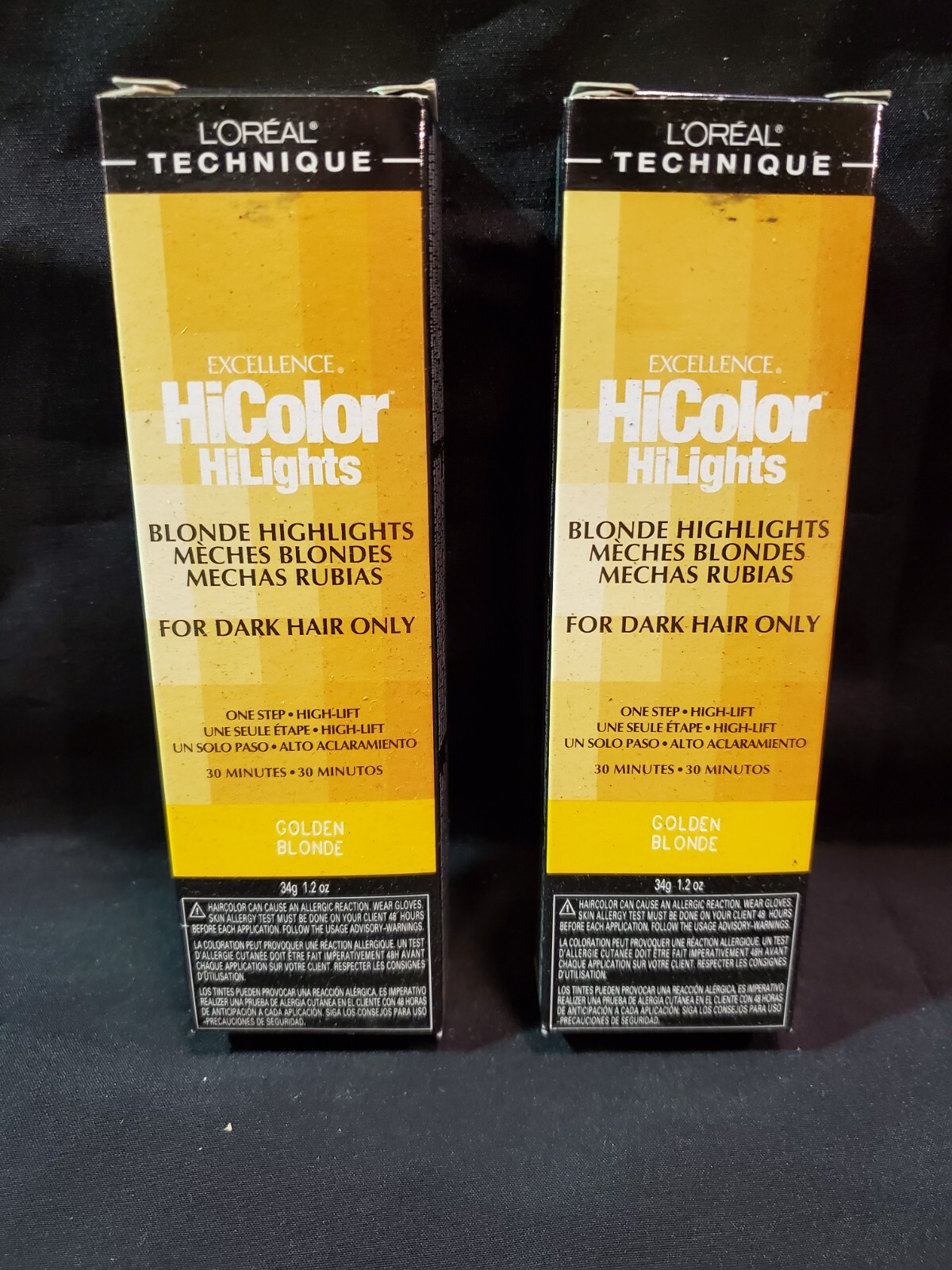 Hilights For Dark Hair Only/golden Blonde 1.2oz (2 Pack)