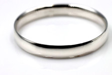 Genuine Solid Sterling Silver 925 58mm diameter 10mm Wide Bangle Solid-Free post