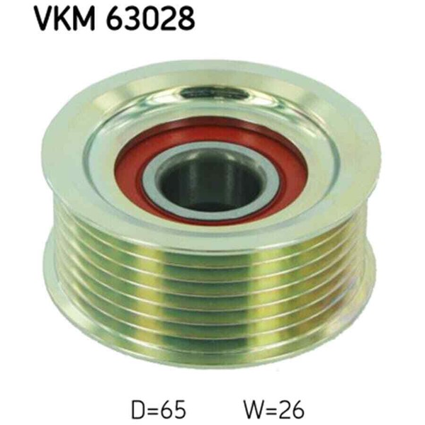 SKF Umlenkrolle, Keilrippenriemen VKM 63028-image