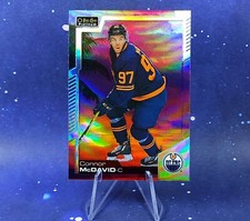 Connor McDavid 2020-21 O-Pee-Chee Platinum Hockey Sunset Refractor Oilers OPC