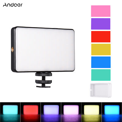 LED Videoleuchte Light Panel Foto Kamera Licht Kopflicht für DSLR Nikon Sony DV