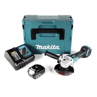 Makita Dga 511 RM1J Akku Winkelschleifer 18V 125Mm + Akku 4,0Ah+ Lader Im Makpac