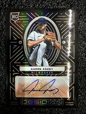 2022 Chronicles Obsidian Aaron Ashby Orange Electric Etch Rc #oa-aa #19/50 Sp