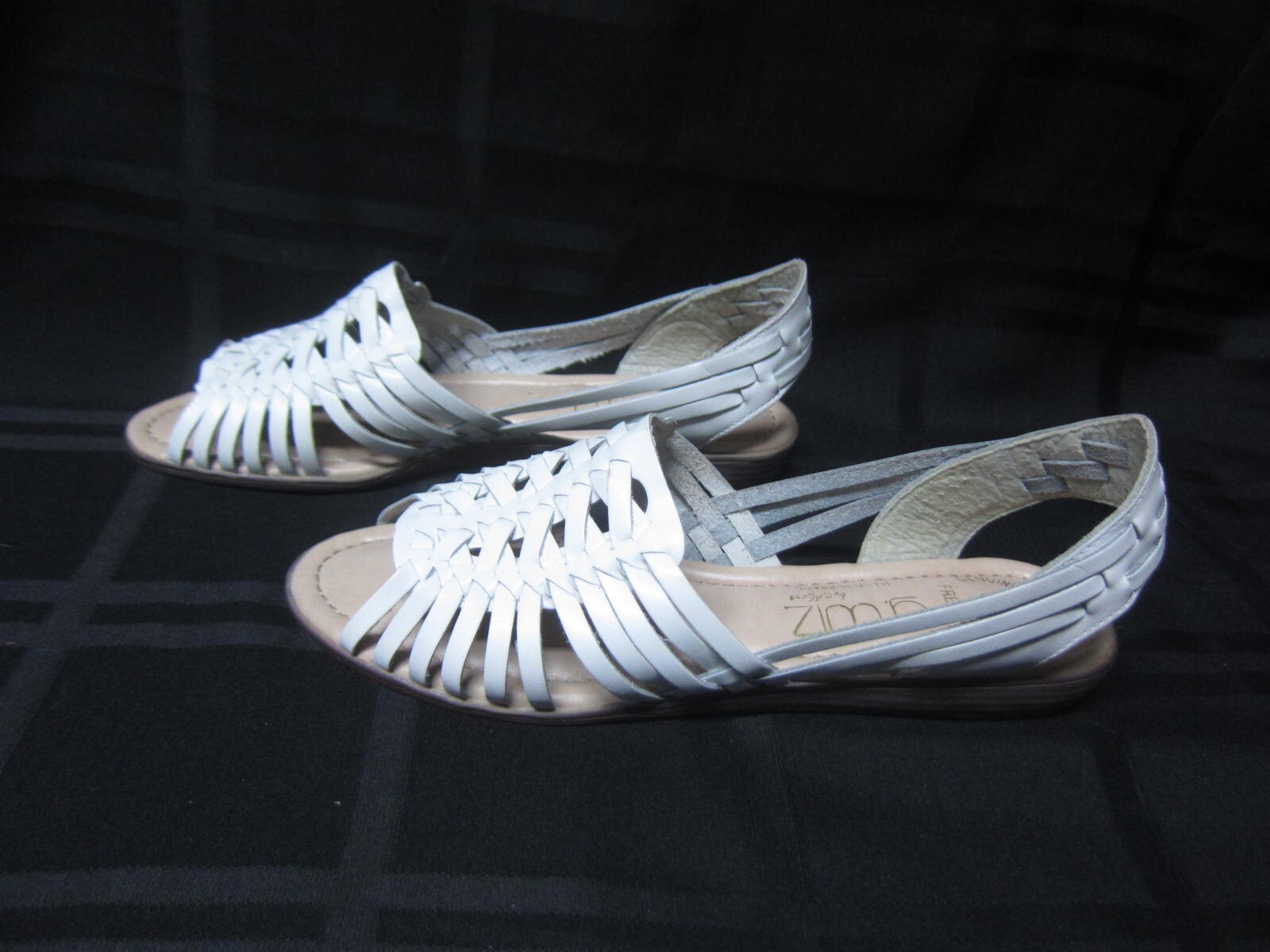 APL Sandali bassi donna G Wiz by Myers intrecciati tessuto bianco Freda 71 2M 7 5