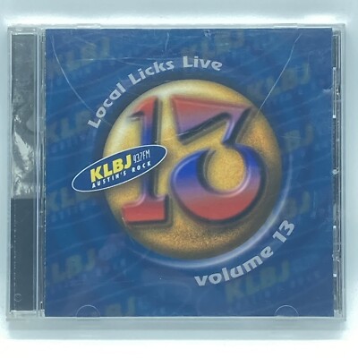 KLBJ 93.7FM ''Local Licks Live Volume 13'' CD OOP Austin TX Radio Rock Texas Music
