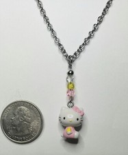 hello kitty charm necklace jewelry sitting pretty Sanrio 2004.