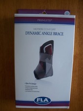 FLA Orthopedics XS/S Left Ankle Motion Comfort Dynamic Ankle Brace, 79927-01 New