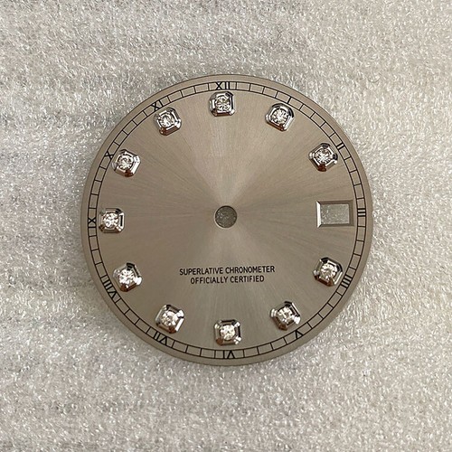 Accessori orologio 28,5 mm quadrante diamante adatto per movimento NH35/NH36/4R/7S - Foto 21 di 26