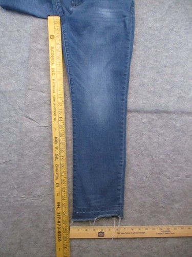 KUT from Kloth Jeans Womens 10 Blue Denim Skinny Mid Rise Dark Wash Retro 31x27 - 第 8/14 張圖片