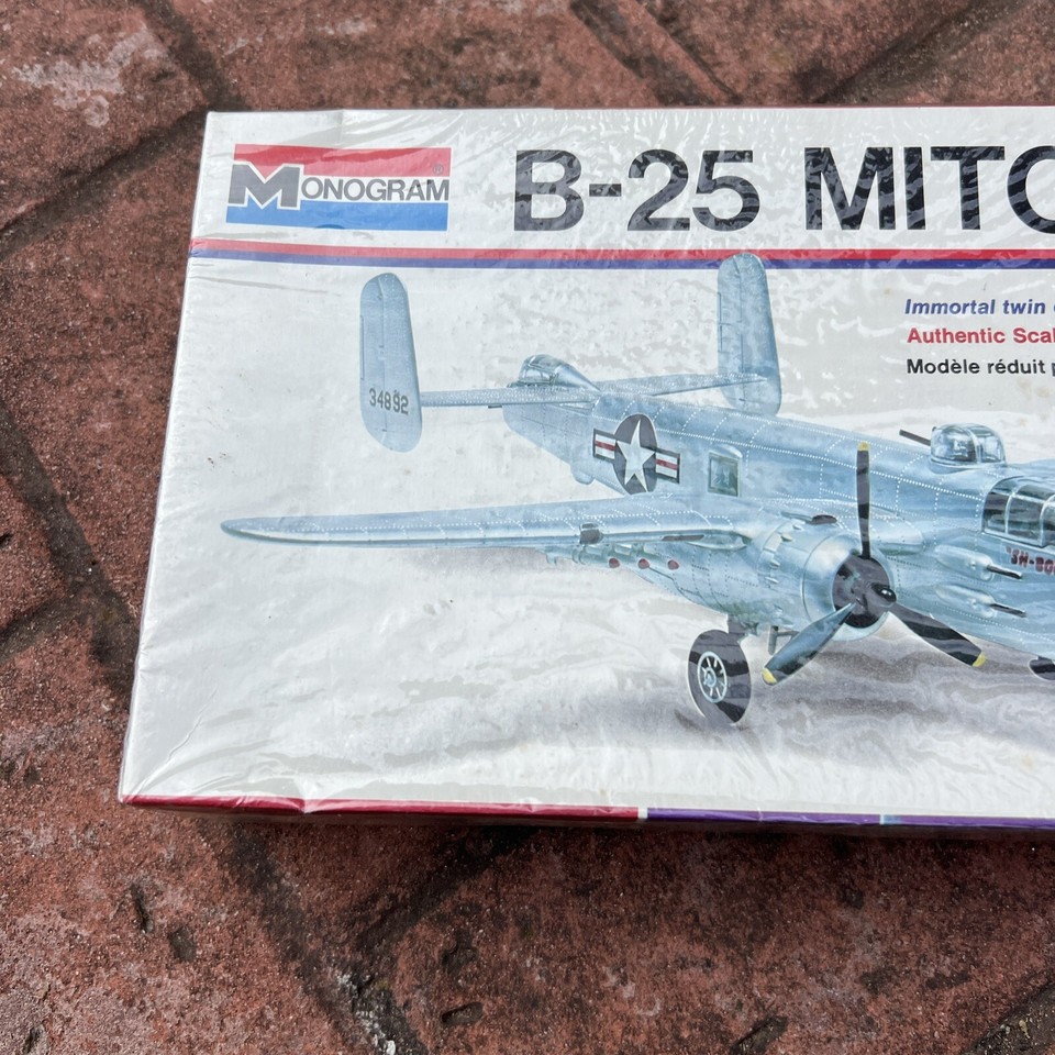 Monogram B-25 Mitchell Aircraft Plastic Model Kit 6819 Brand New Sealed ...