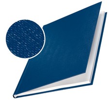 LEITZ Buchbindemappe impressBind A4 24,5 mm blau Hard Cover 10 Mappen