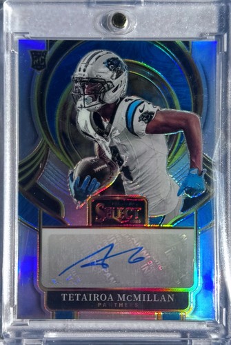 Panini 2025 Select Tetairoa McMillan Rookie Prizm Auto #SIP-TMC Panthers