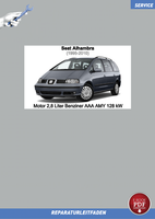 PDF Seat Alhambra 1 (1995-2010) Reparaturanleitung Motor 2,8 L AAA AMY 174 PS