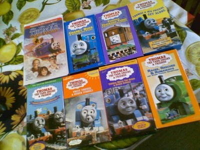 Thomas The Tank Engine & Friends VHS Lot OF 8 TAPES