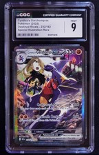 CYNTHIA'S GARCHOMP EX #232 ~ POKEMON DESTINED RIVALS ~ STRICTER GRADING THAN PSA