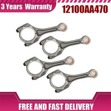 New 4pcs For 2011-2018 Subaru 2.0l 2.5l Engine Piston Connecting Rod 12100aa470