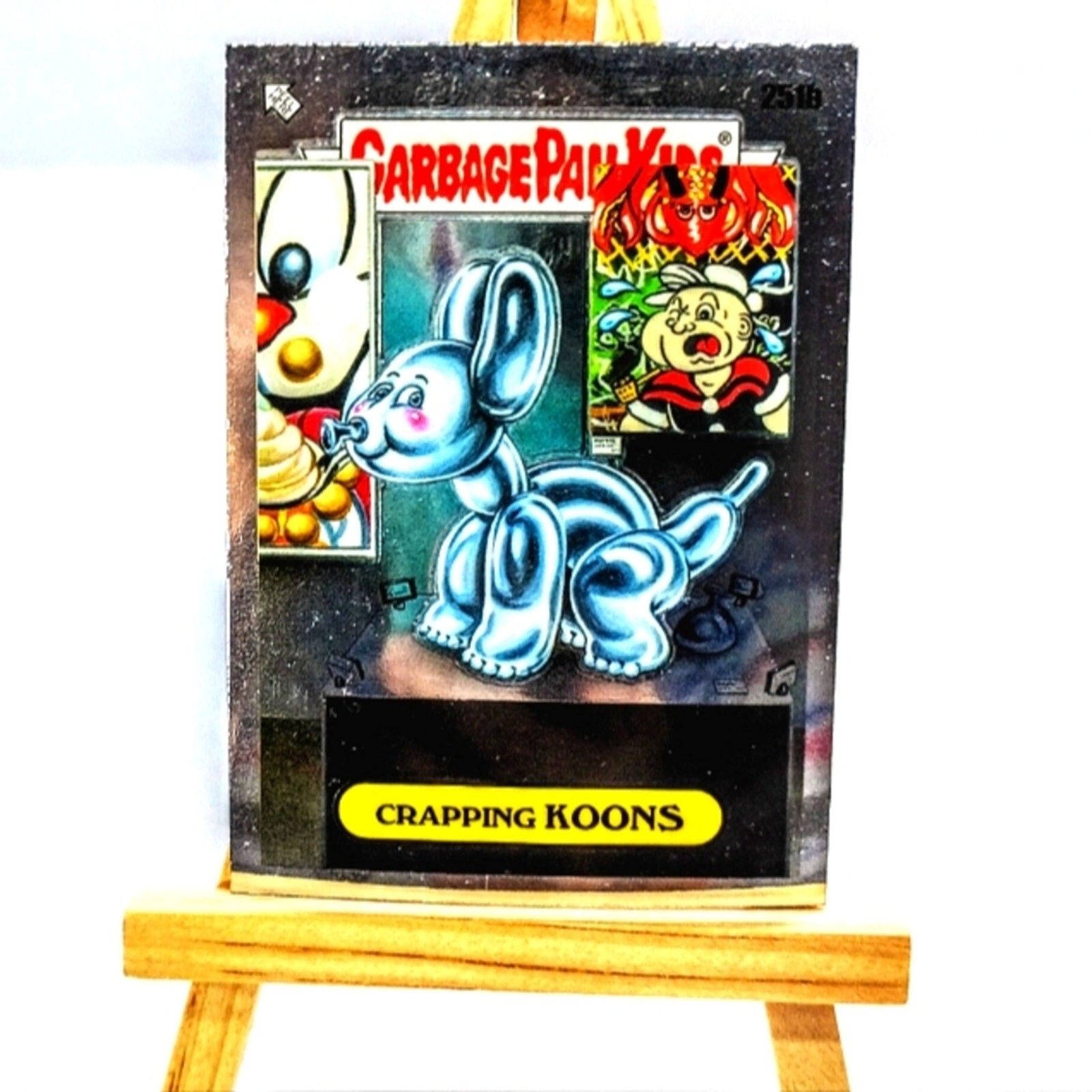 2023 Topps Garbage Pail Kids Chrome #251b Crapping Koons front