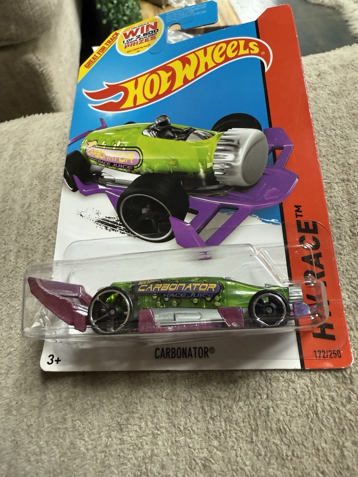 Hot Wheels Carbonator HW Race 2014 172/250 Purple/Green NEW & unopened