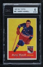 1957-58 Topps Harry Howell #51 KSA 6 HOF wy5