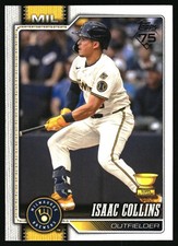 Isaac Collins [75 Years] #202 Prices | 2026 Topps | Baseball Cards