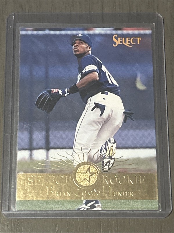 BRIAN HUNTER 1995 SELECT ROOKIE ARTIST’S PROOF #162 ASTROS