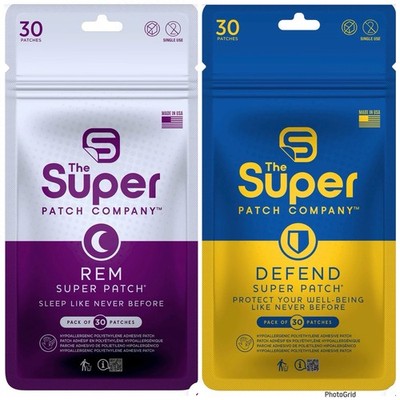 The Super Patch Company: REM Patch &  DEFEND Patch Pack Of 30 Patches Each
