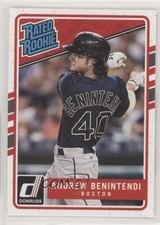 2017 Panini Donruss Rated Rookies Andrew Benintendi #34 Rookie RC 8tu