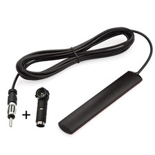 Hidden Windshield Fm Radio Antenna Din Plug Iso Adapter For Car Stereo