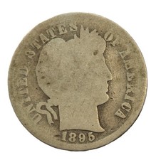 1895 O barber dime-Key Date -Choice good (G) - SMH807