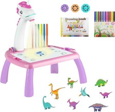 Drawing Projector Table for Kids - Kids Drawing Set for Age 2 3 4 5 6 7 8 Years