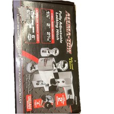 Uriah Products Aluma-tow Adjustable Aluminum Ball Mount 6in. Drop 3 Sizes